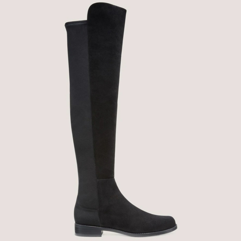 Stuart Weitzman 5050 Black Suede Over The Knee Boots. NWOT